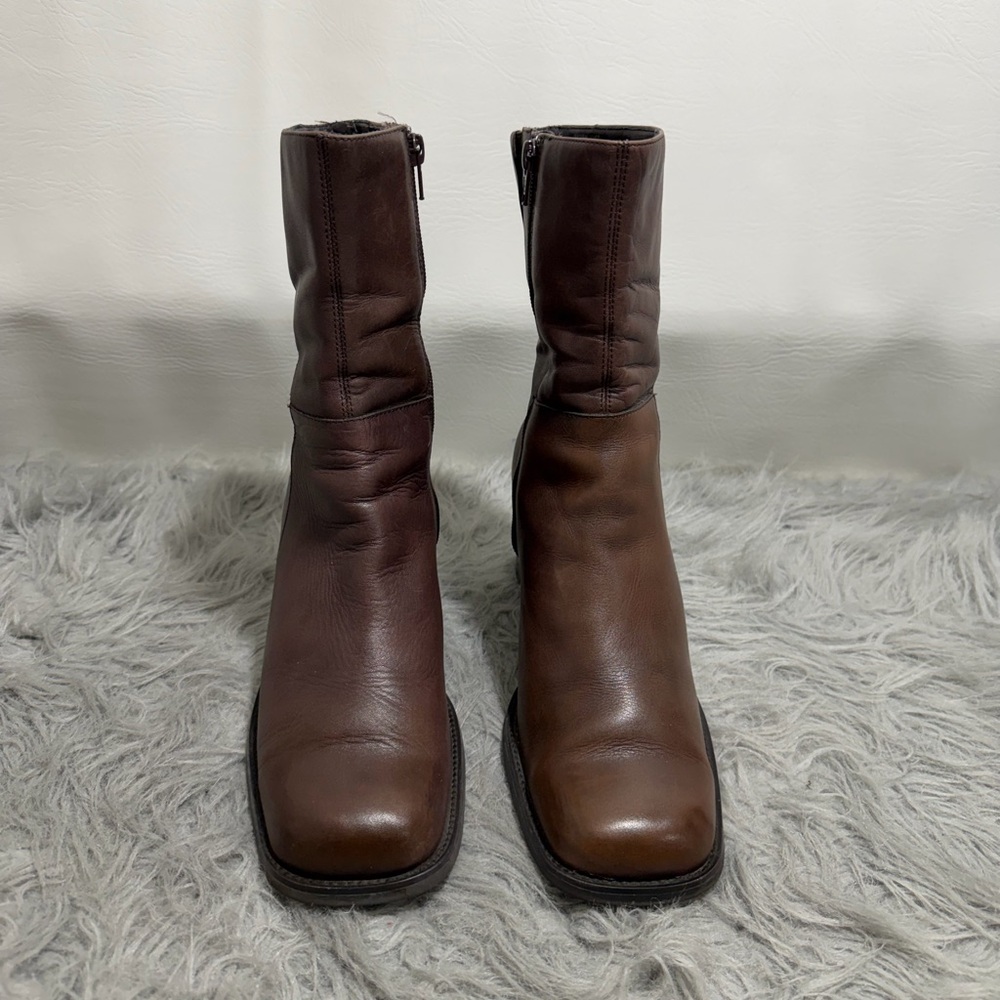Diba leather vintage boots - Picture 2 of 8